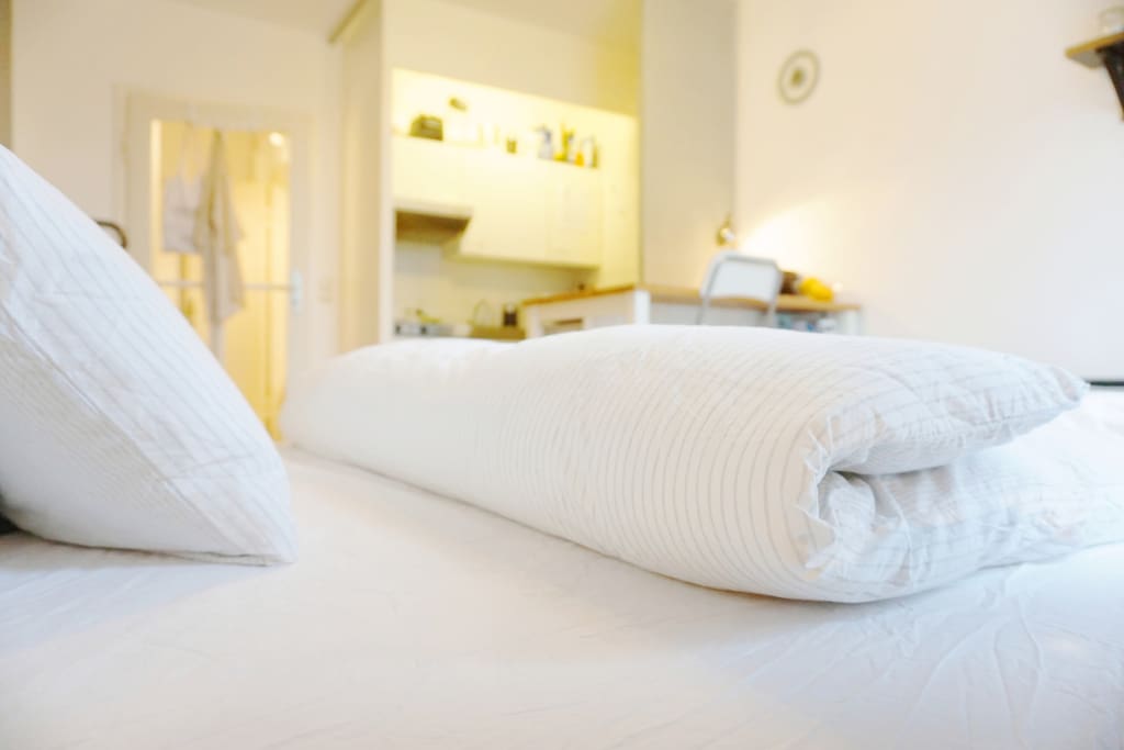 The double bed will be provided with fresh lining & sheets for you.