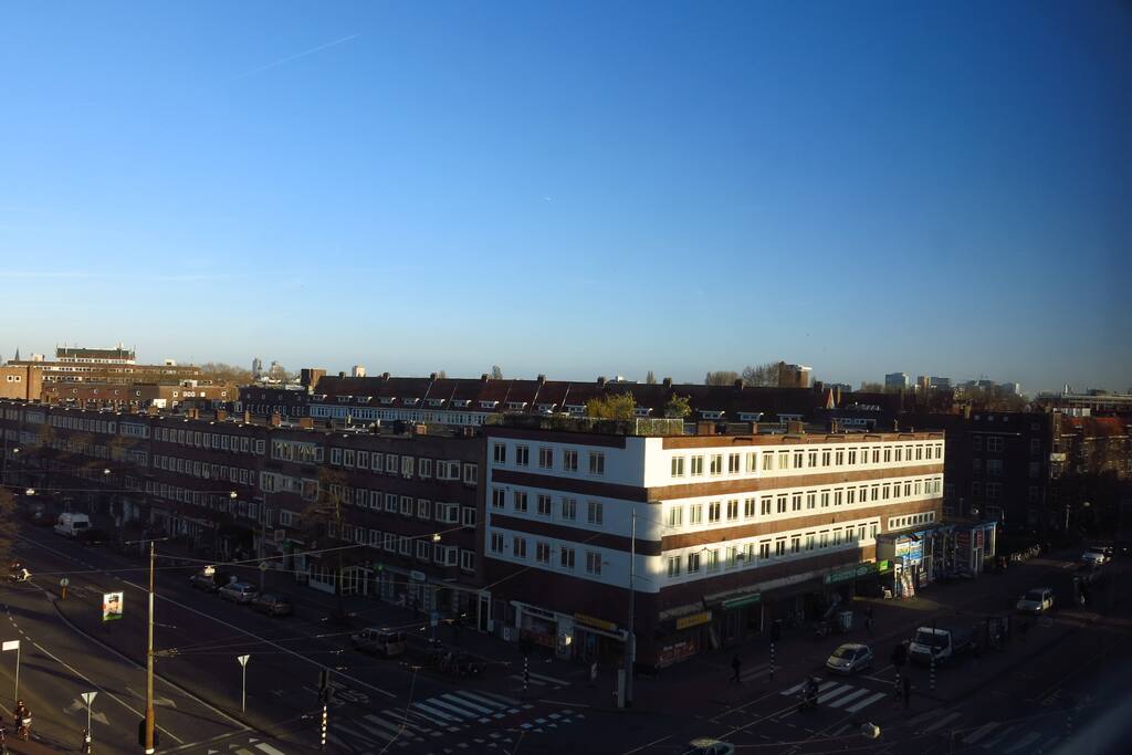 View from the bedroom window