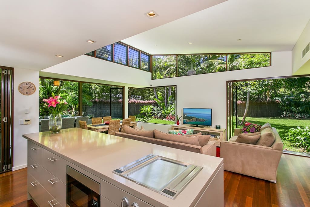 View from the chef's kitchen