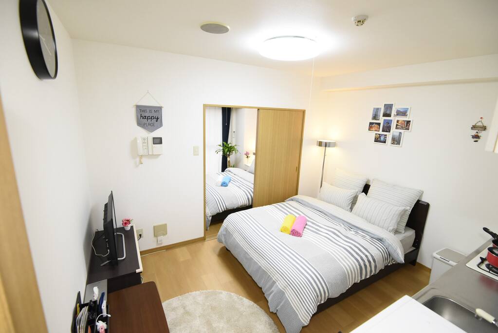 Bed room(two double bed 1400×2000)
室内写真、실내 사진、寝室照片