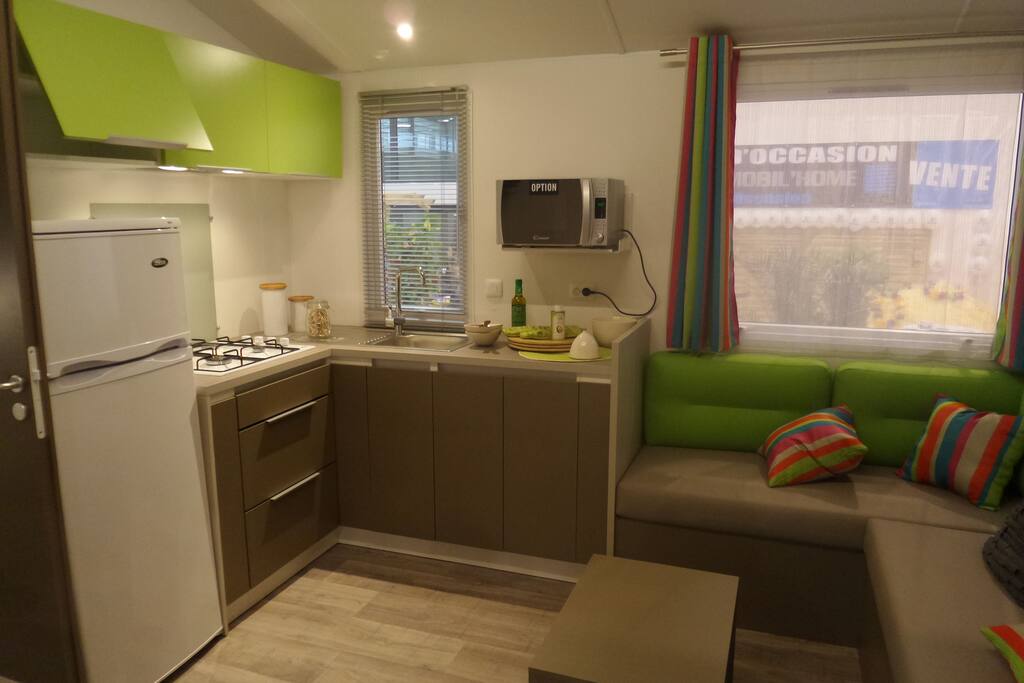 Espace cuisine salon