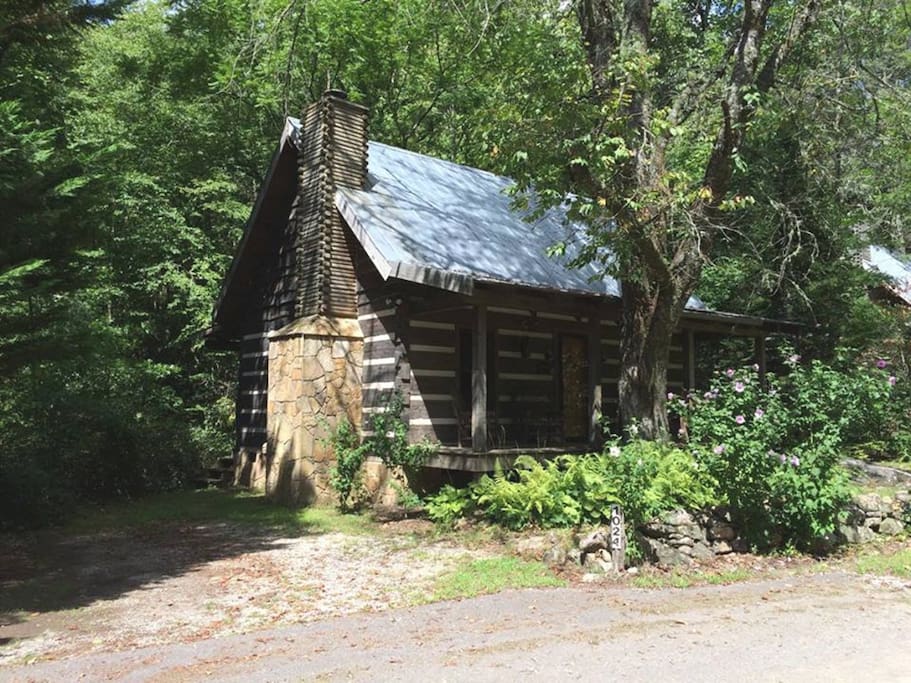 Outside of Cherry Bluff Cabin