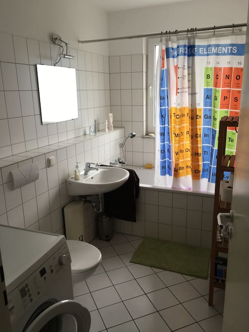 Private daylight bathroom