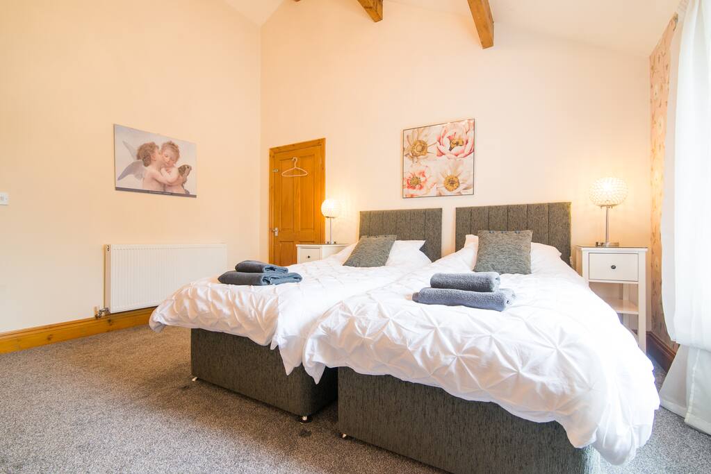 Beds are made as 2 singles - with advance notice it can be a superkingsize