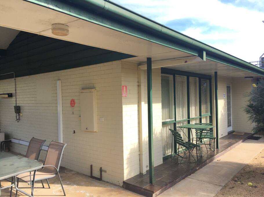 A quaint 1960's style brick veneer home built on the grounds of Seppelt Winery in Great Western.