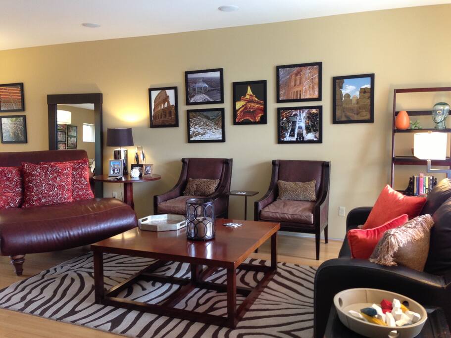 Light-filled living room