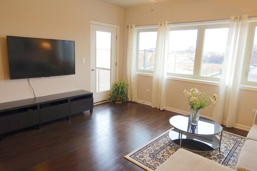 Living Room with Balcony