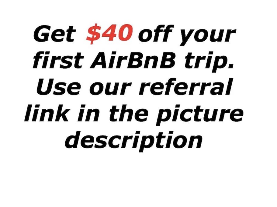 save $40 on your first trip book through www.airbnb.com/c/britneyo43 (You have to create a new AirBnB account and clear your cookies)