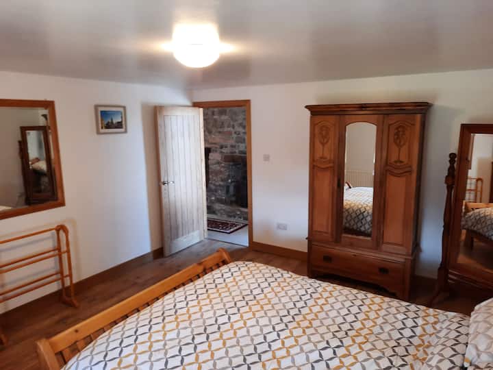 Main bedroom with king size bed.