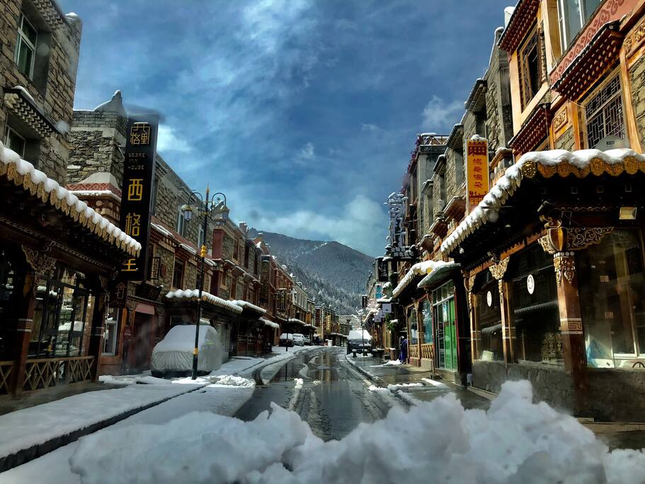 雪后街上