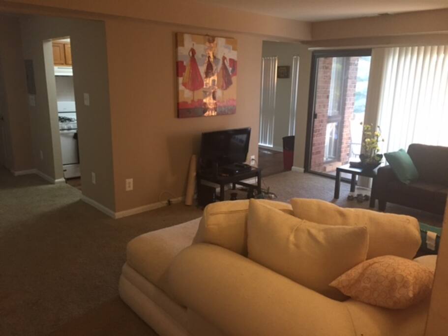 Spacious living room