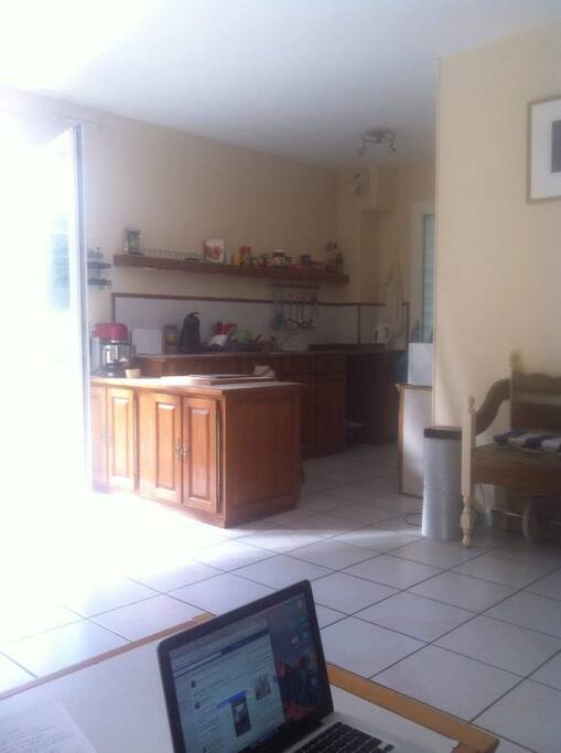 Vue du canapé -