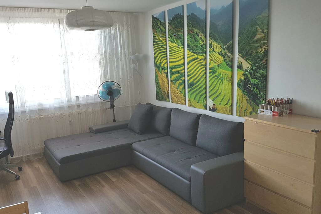 Living room with sofa