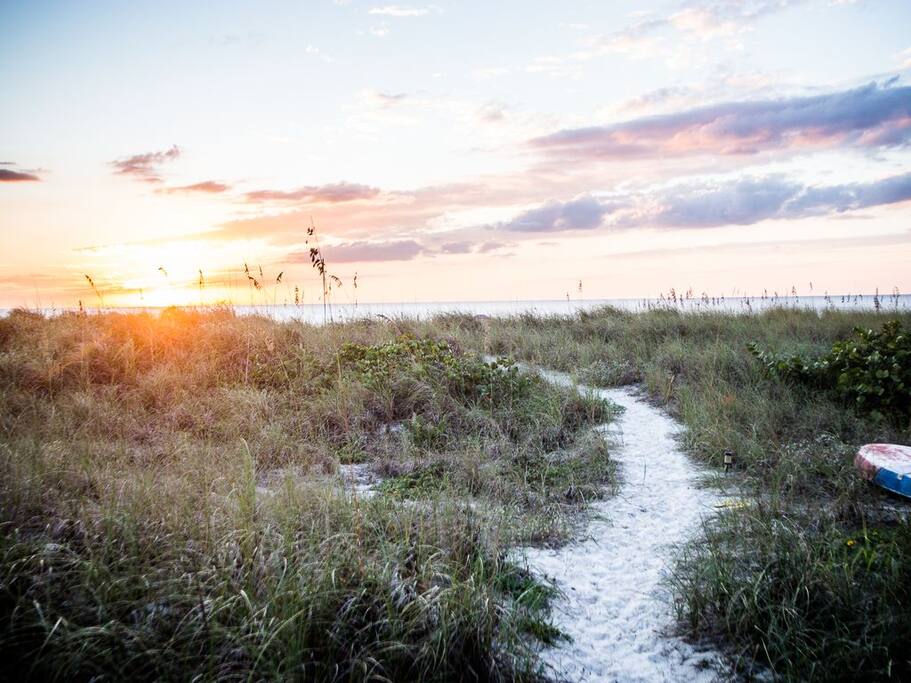 Walkway to the beach