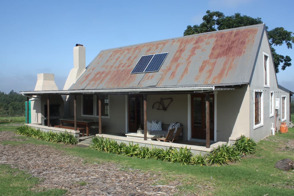 The front of the house