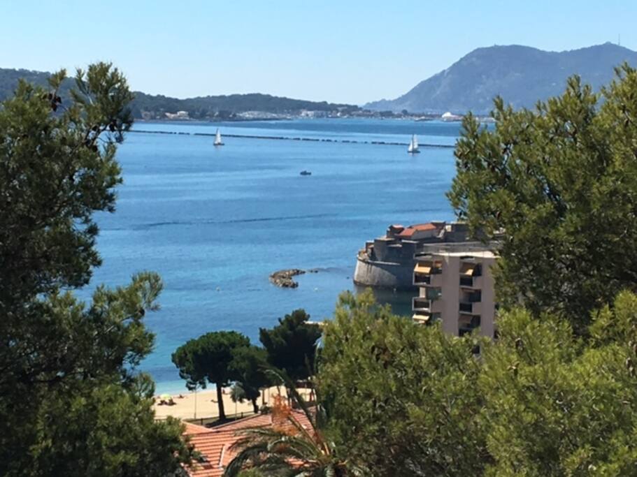 Vue mer et plages