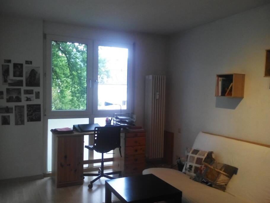 Desk and window with nice view
