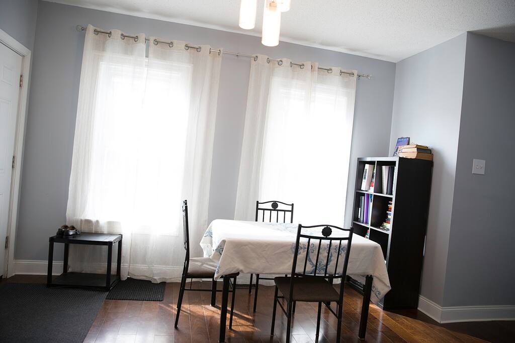 Beautiful dining/study area