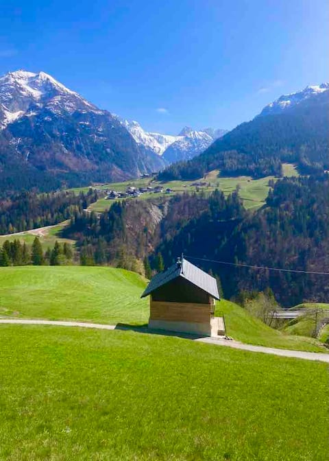 Alpine lodge with magnificent views
