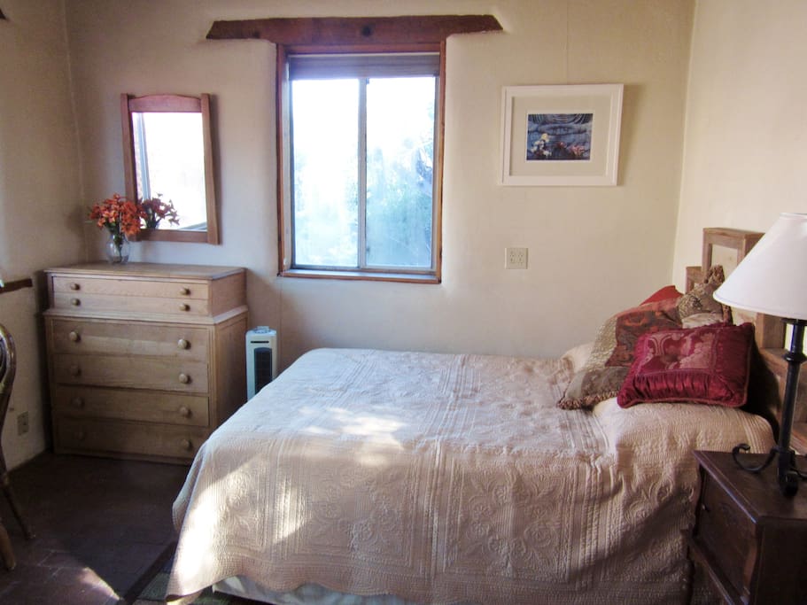 Comfy queen-size bed
