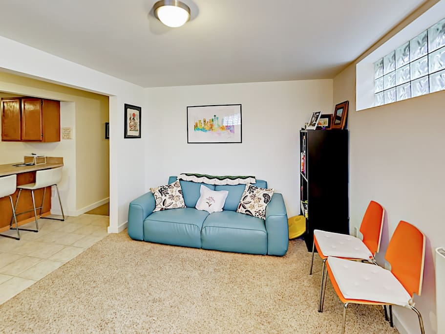 Enjoy a game night with plenty of space to stretch out.