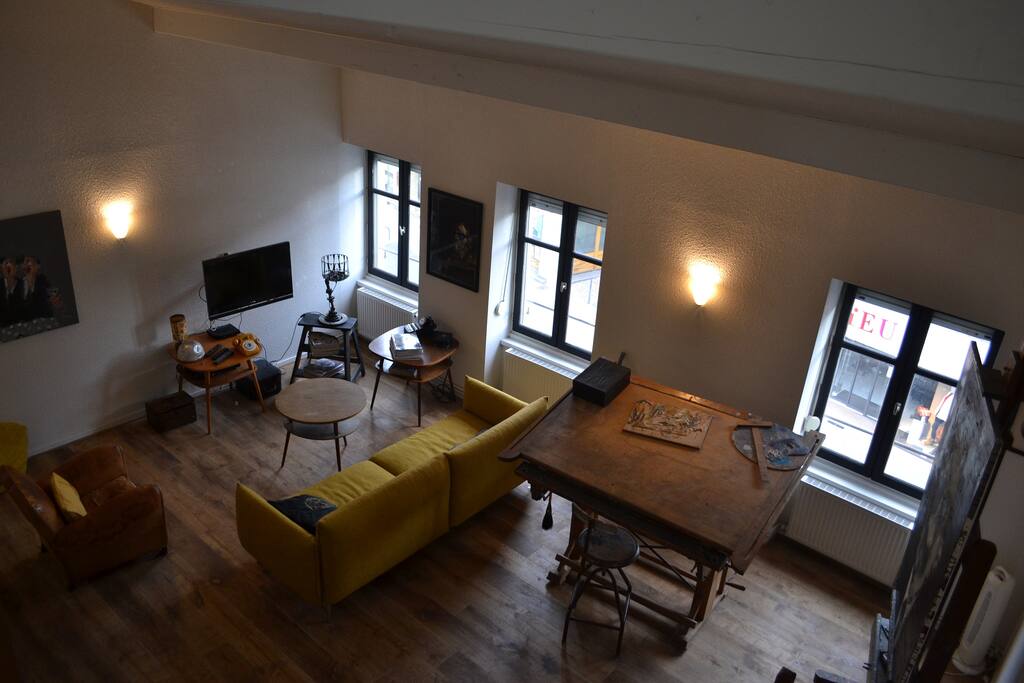 salon vu de la mezzanine
