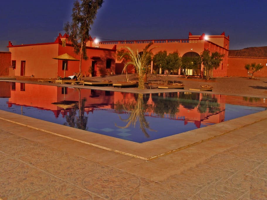 Vue sur la piscine
