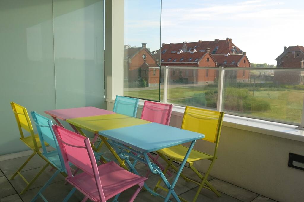 Large terrace facing east
