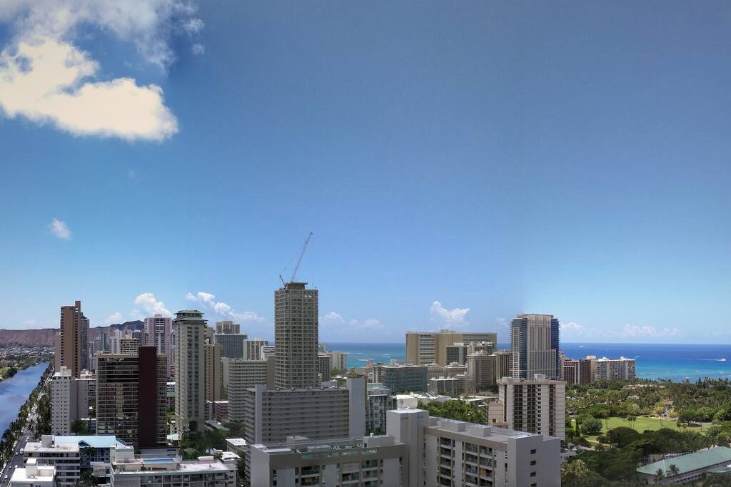 View from the 32nd floor.