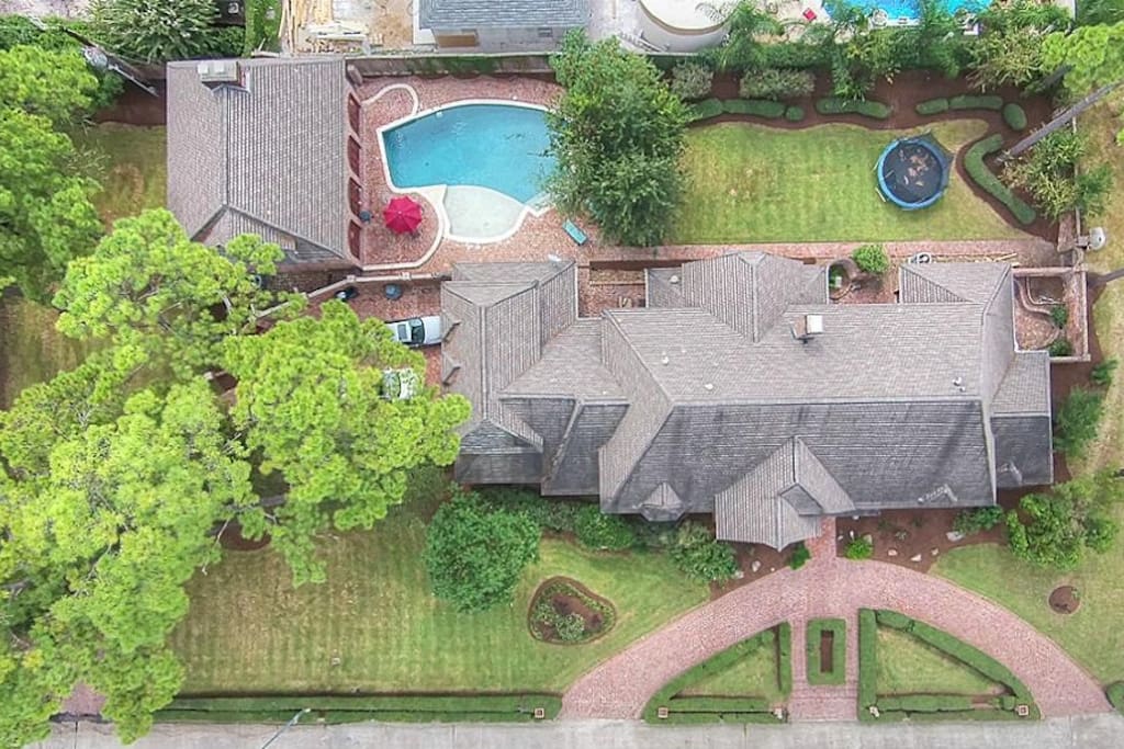 Ariel view of the Century House