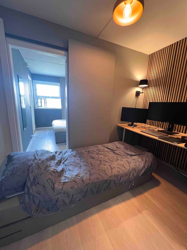 Საძილე ალკოჰოლი. 80 სმ საწოლი. Გაითვალისწინეთ, რომ ეს ოთახი გარედან გადის. Თუ ოთახი თბილია, მაქვს კონდიციონერი, რომლის გადატანაც შესაძლებელია ამ ოთახში.