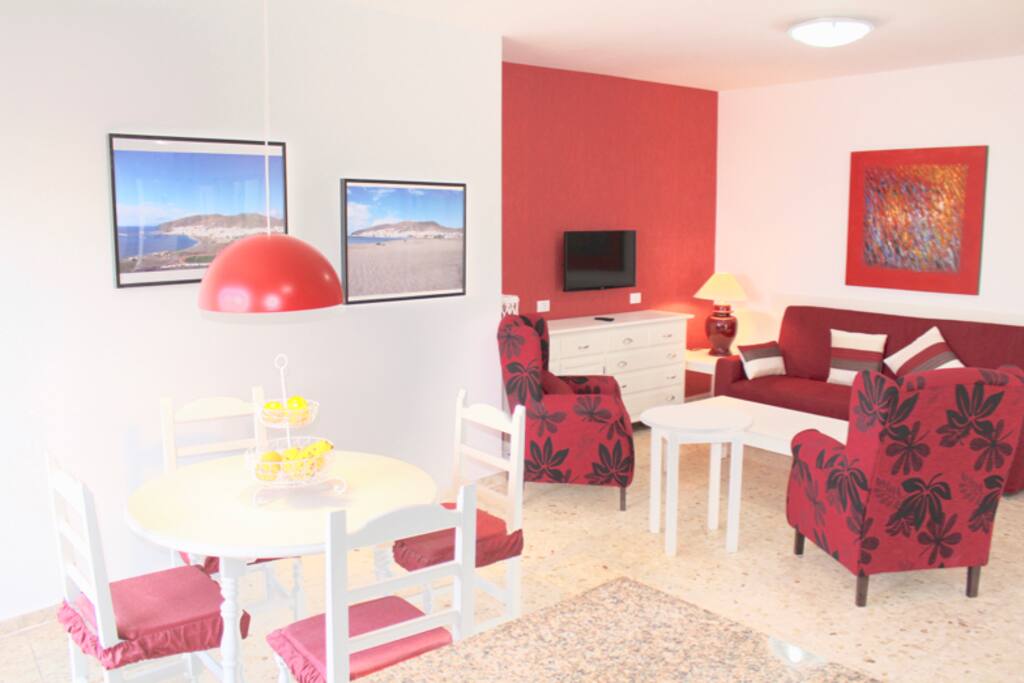 Dining room and living room