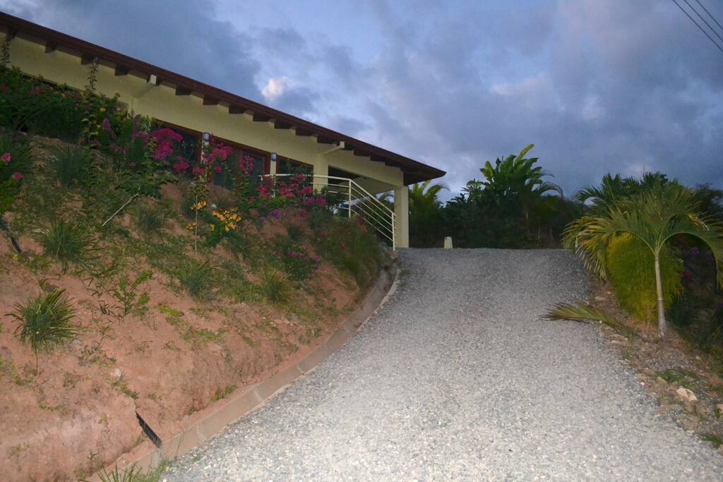 The entrance