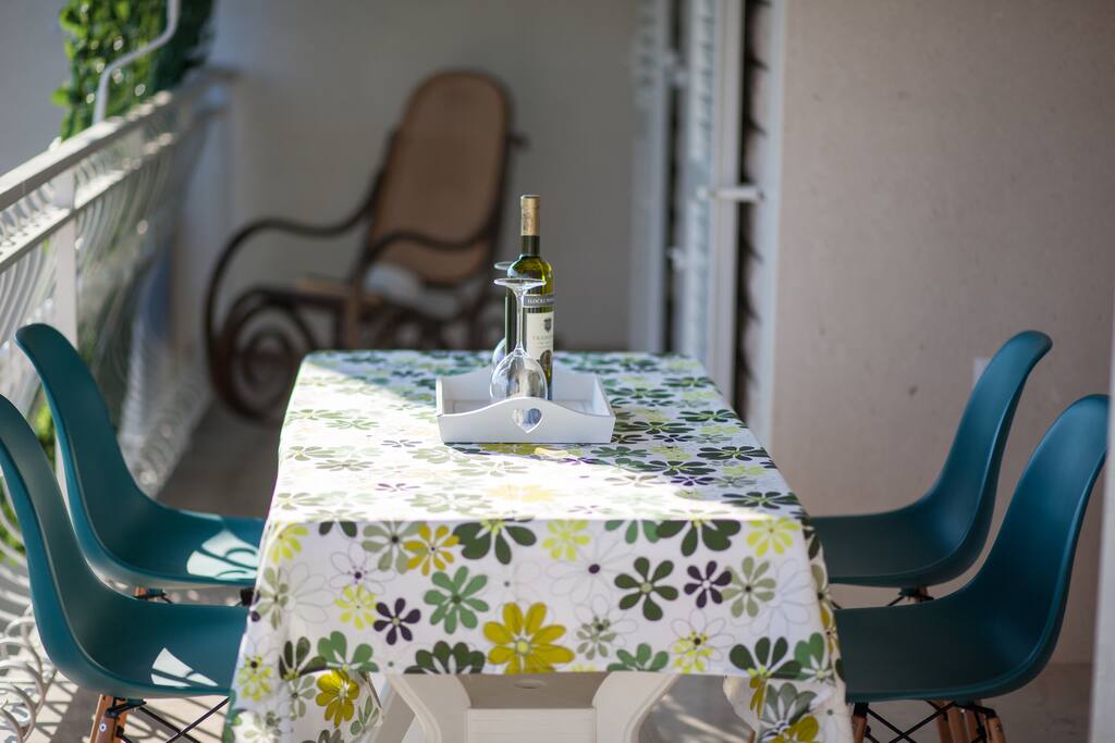 Table for hanging out on a terrace