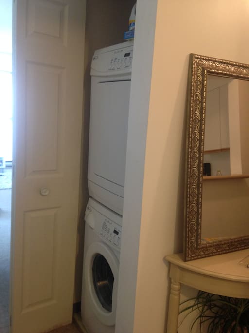 new washer and dryer unit