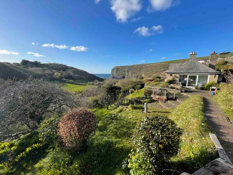 Seaside retreat, sea views, sandy surfing beach