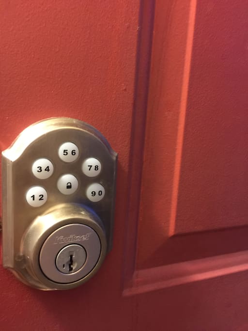 Let yourself into the premises with your very own keycode.