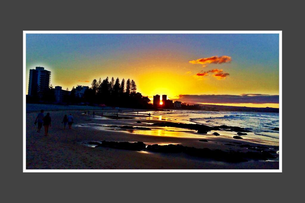 Local beach
