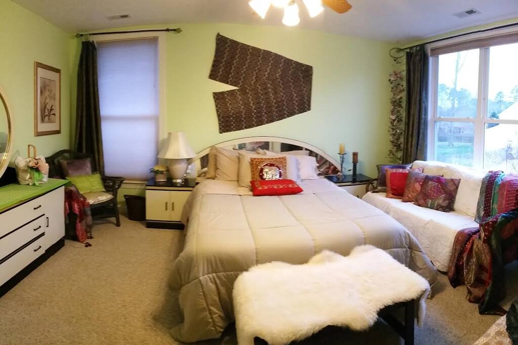 Your luxurious space - with its fun and eclectic Out of Africa Theme