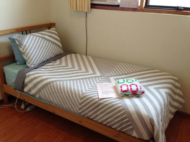 Steps to city, budget single room