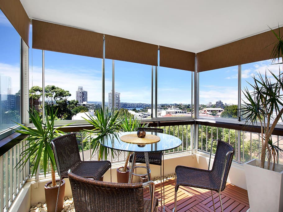 My lovely sunny balcony.