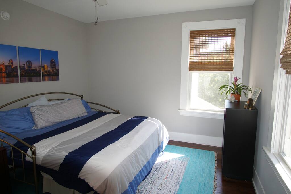 Sleep like royalty on this comfy king bed!