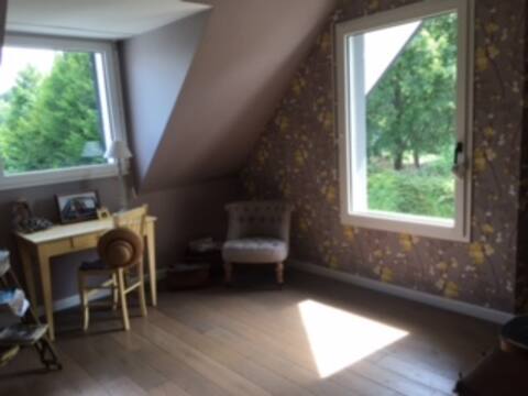 Rouen : Charmante Chambre dans Villa Contemporaine