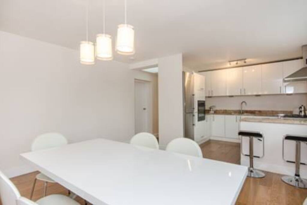 Kitchen and Dining Area