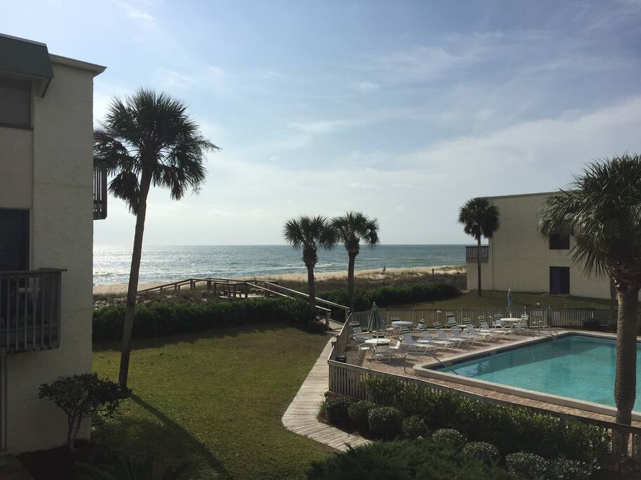 View from our living room and deck