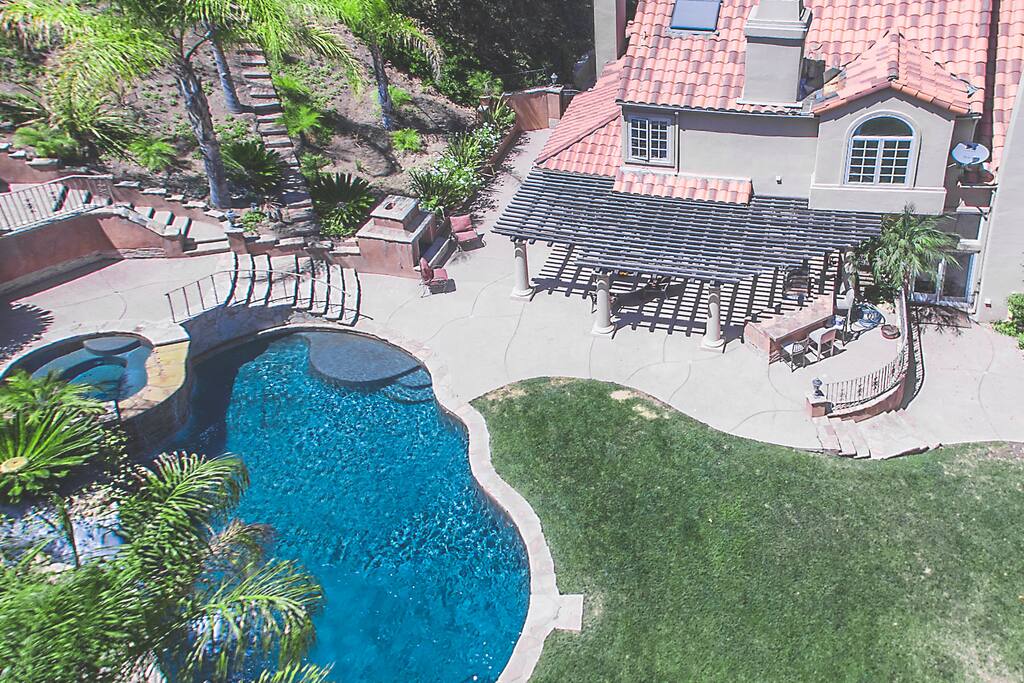 Pool above