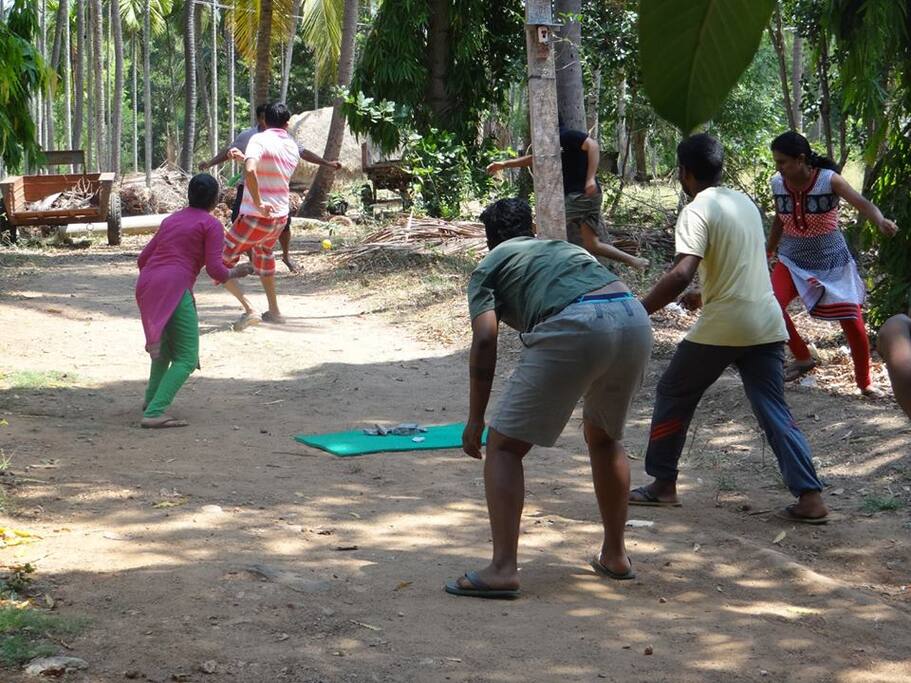 Guest playing lagori