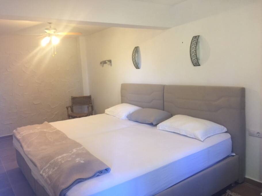 Oversize king bed