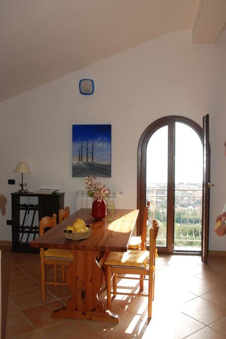 soggiorno vista mare
