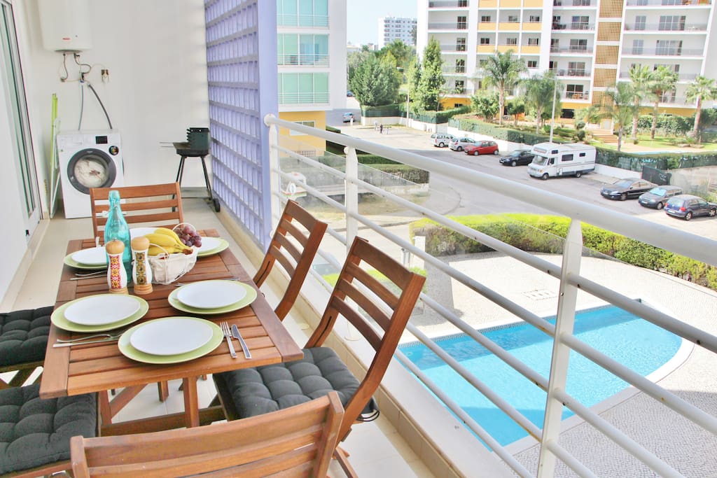 Balcony w/ Swimming Pool View